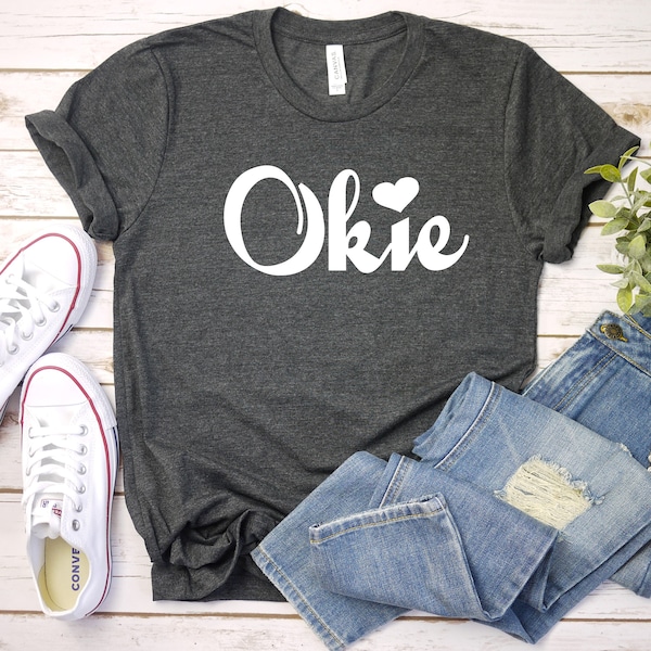 Oklahoma Home Shirt, Okie T-Shirt, Okie Shirts, Oklahoma State ADULT T-Shirt, Proud To Be An Okie Shirt, Okie Shirt, OKie Tee