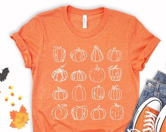 Fall Pumpkin Shirt, Fall Teacher Shirt, Pumpkin Teacher Shirt, Pumpkin Doodles Tee, Teacher Pumpkin Patch Shirt, Autumn TShirt, Fall Vibes