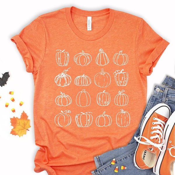Fall Pumpkin Shirt, Fall Teacher Shirt, Pumpkin Teacher Shirt, Pumpkin Doodles Tee, Teacher Pumpkin Patch Shirt, Autumn TShirt, Fall Vibes