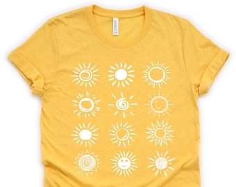 Sunshine Shirt, Cute Summer Shirt For Women, Sunshine Doodles, Teacher Shirt, Good Vibes Tee, Sunny Days Ahead, Last Day Shirt, Shine Bright