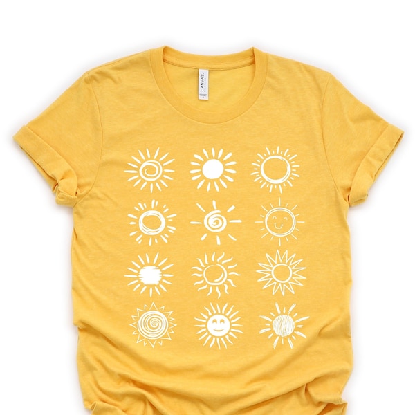 Sunshine Shirt, Cute Summer Shirt For Women, Sunshine Doodles, Teacher Shirt, Good Vibes Tee, Sunny Days Ahead, Last Day Shirt, Shine Bright