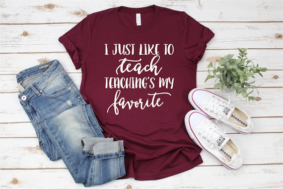 Funny Teacher Christmas Shirt Teaching Is My Favorite Shirt Funny Teacher Christmas Shirt Teaching Is My Favorite Shirt