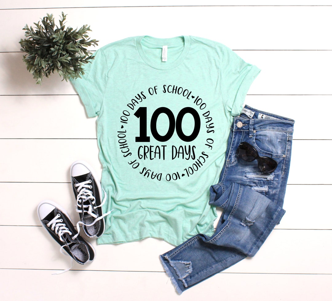 100th Day of School Teacher Shirt, 100 Days Smarter Tee, Fun School ...
