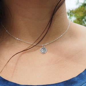 Sterling Silver LILY of THE VALLEY Necklace • Sterling Silver Flower Necklace • Flowers Lover Gift • Dainty Necklace • Layering Necklace