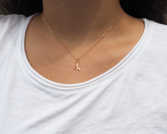 DRAGONFLY Necklace in Sterling Silver 