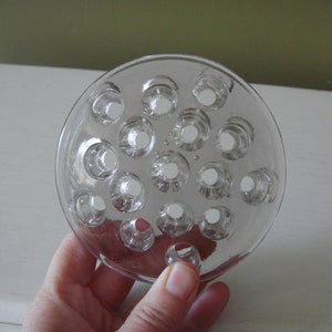 Vintage Glasblumen-Frosch - 16 Hole