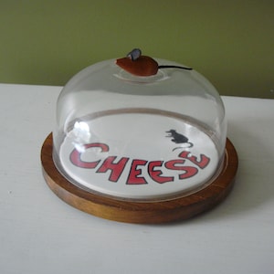 Vintage Domed Cheese Plate