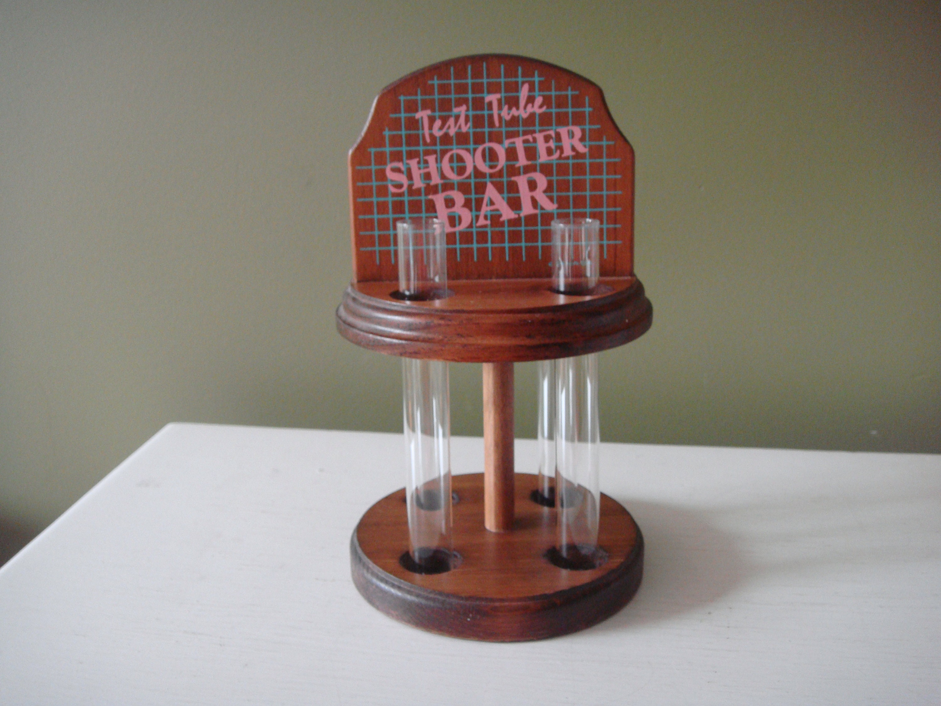 Vintage Test Tube Shooter Bar - Made in Canada