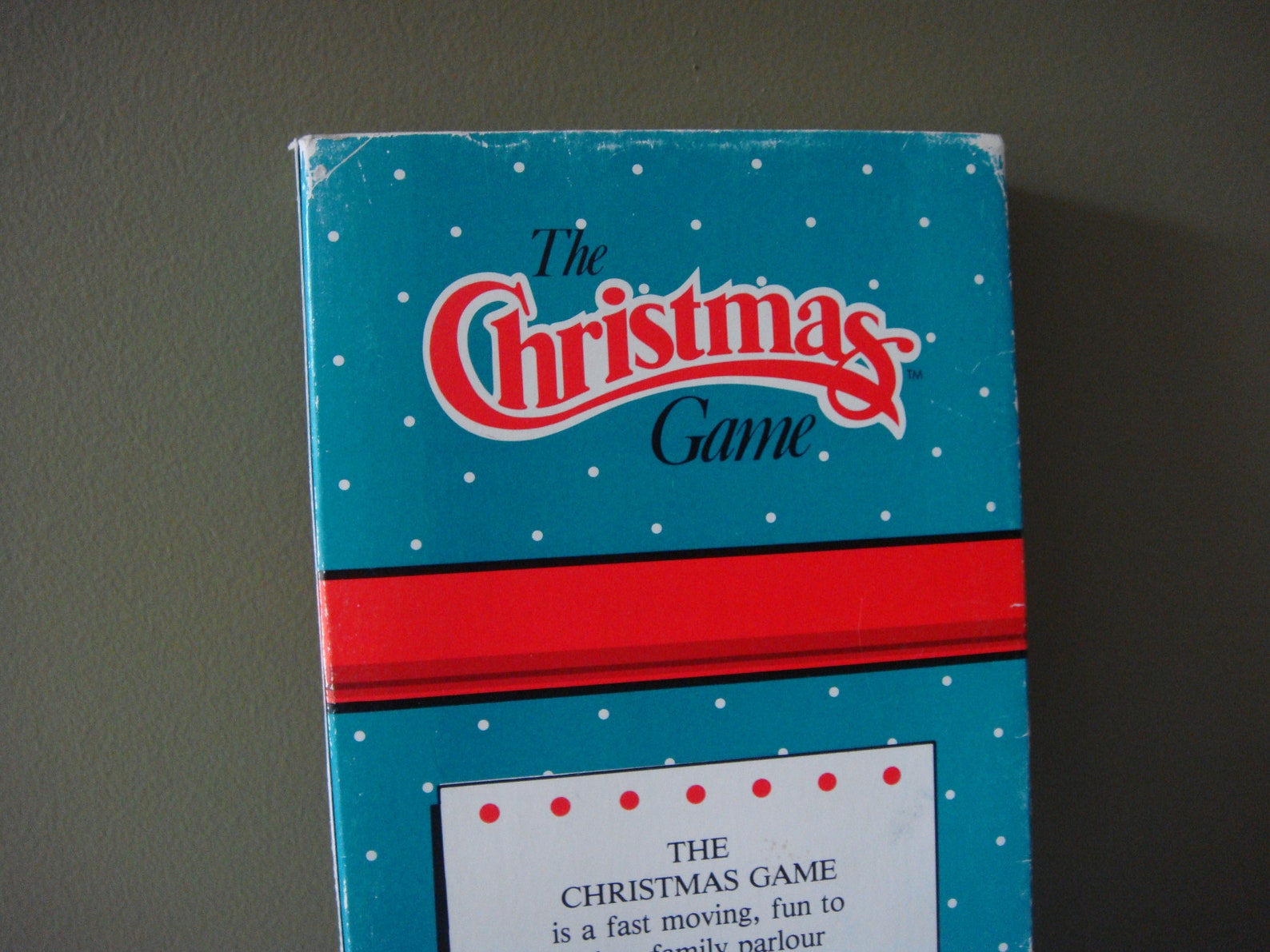 Vintage Christmas Board Game The Christmas Game | Etsy