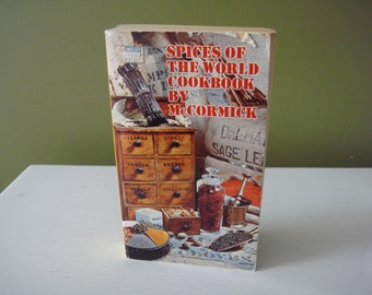 Vintage Spices of the World Cookbook by McCormick - 1976 Edition