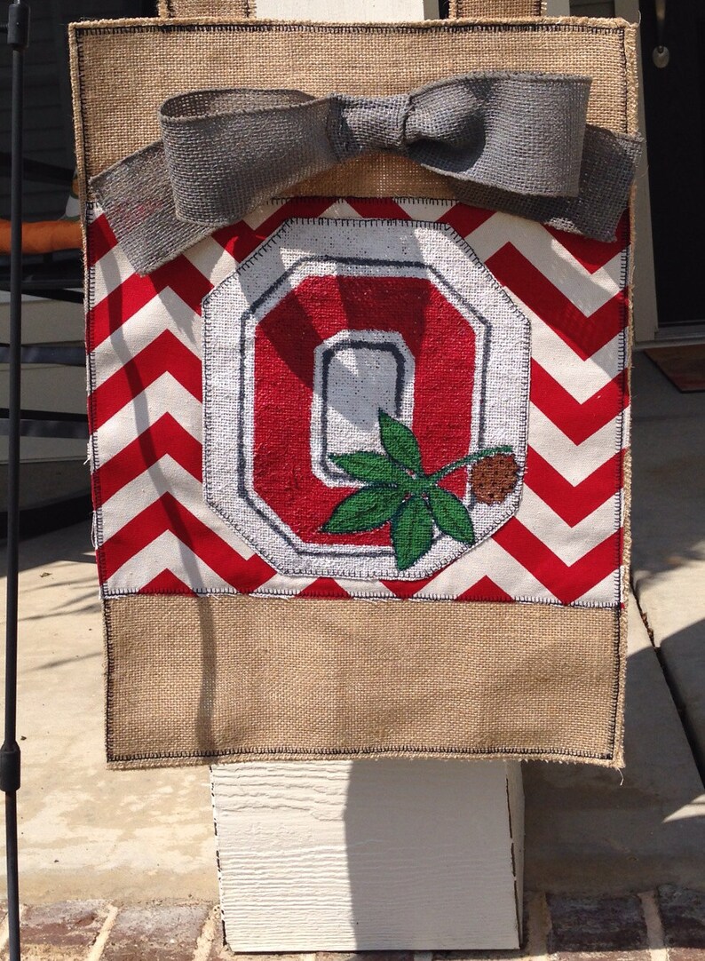 Ohio State Garden Flag Etsy