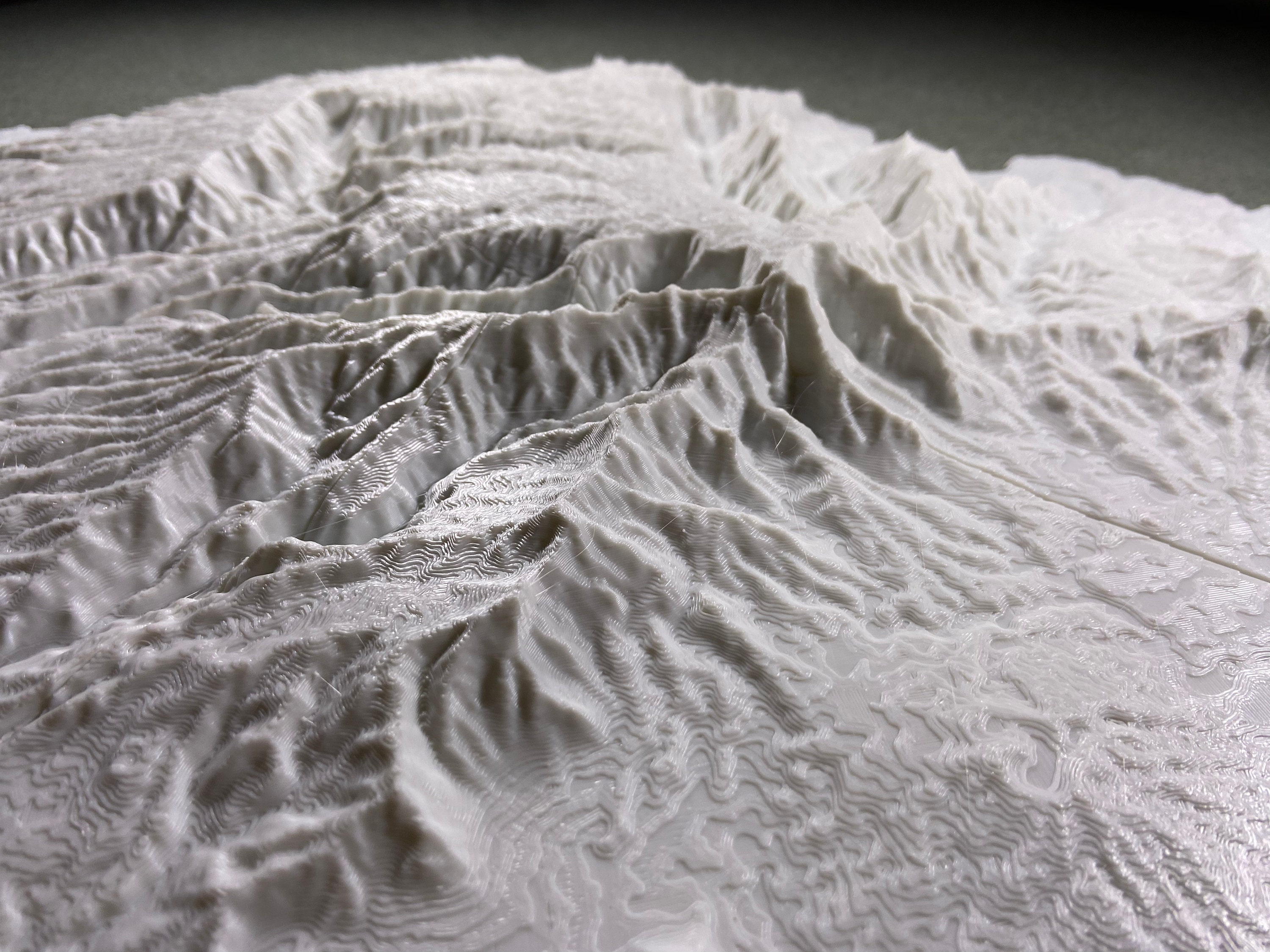 Topographical Packaging Custom Topographical Map - Etsy