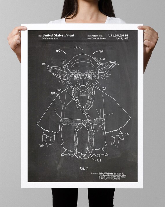 2003 E.T The Extra Terrestrial Patent Print Art Drawing Poster 18X24