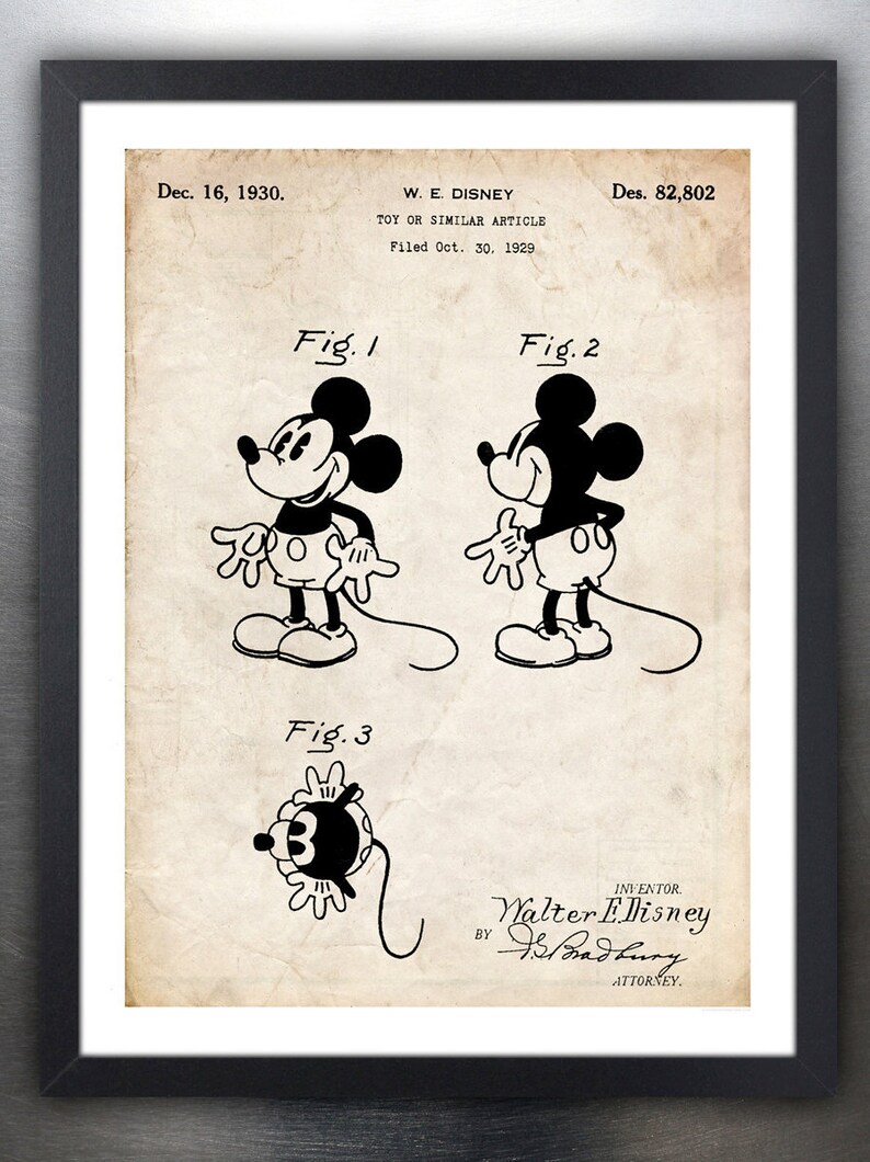 Playful Pluto WALT DISNEY ART PRINT MICKEY MOUSE 11x14 Poster OUT OF PRINT