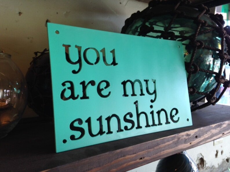 You Are My Sunshine Wall Plaque Etsy