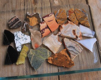 Small Rock Slabs for Free Forms or Small Cabochons