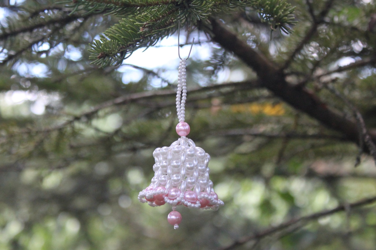 Beaded Bell Ornaments Etsy