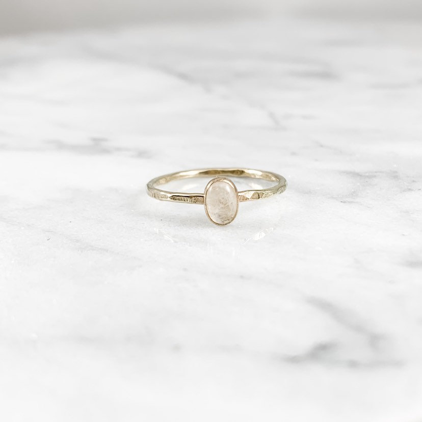 Rainbow Moonstone Oval Bezel Setting Ring gold Sterling Etsy