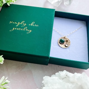 Aventurine Rose Quartz Citrine Necklace: Abundance Crystal Amulet