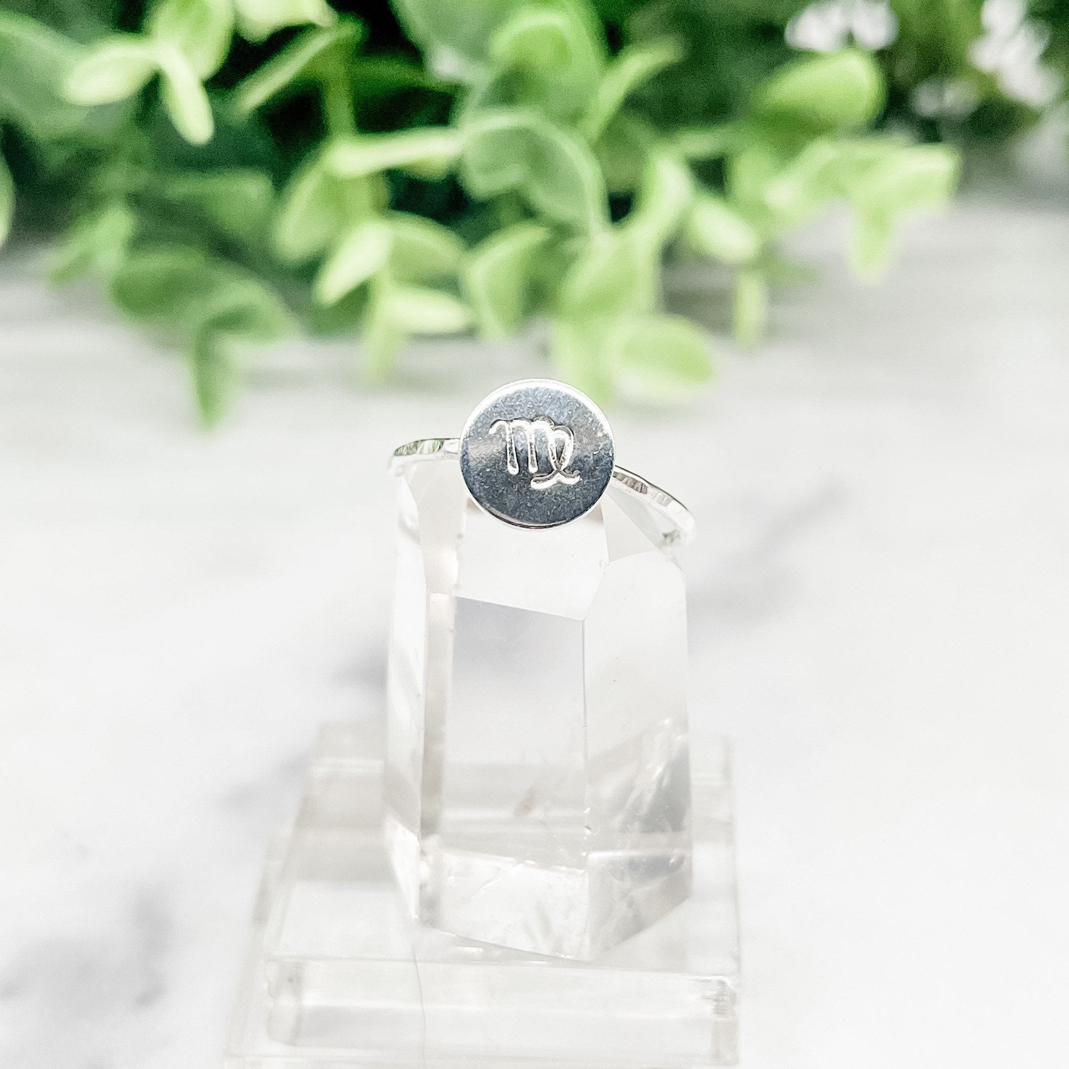 Silver Horoscope Rings Sterling Silver Zodiac Symbol Ring: Personalized Celestial Jewelry - Etsy
