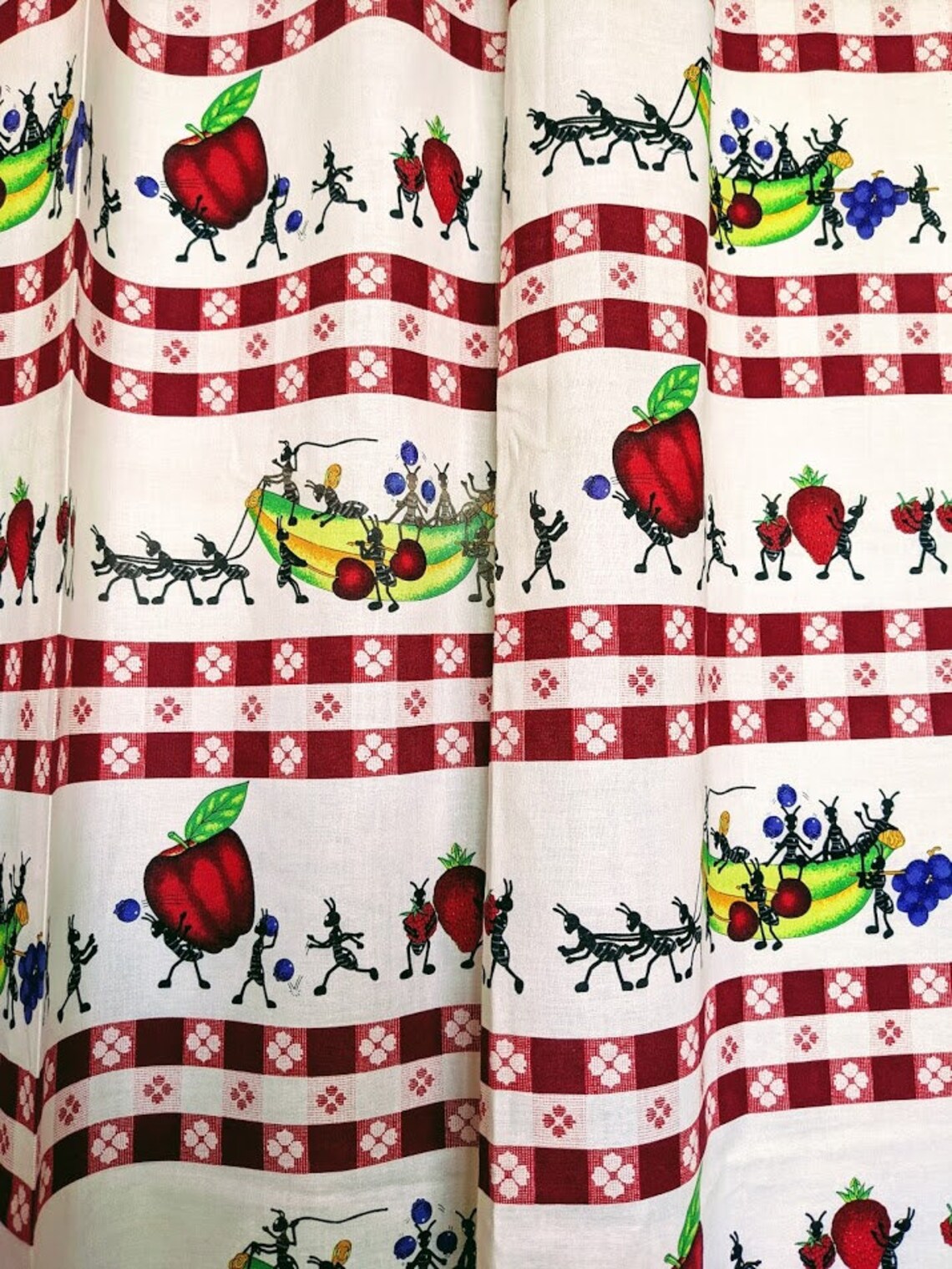 Ants Picnic Fabric 2 1/2 yard piece/ Timeless Treasures Etsy