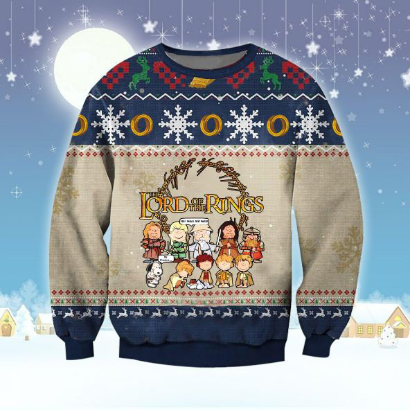 Discover SNP-LOTR Ugly Christmas Knitted 3D Sweater