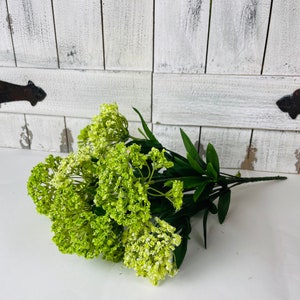 Green Multi Blossom Spray , Wreath Supply, Floral