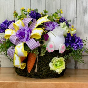 Easter Bunny Centerpiece, Easter Table Arrangement, Easter decor, Easter decor for Table, Spring Centerpiece