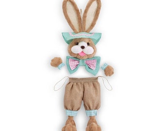 Wreath Kit of Bunny Head, Pants and Hands, Easter Bunny, Easter Decor, Easter Bunny Decor
