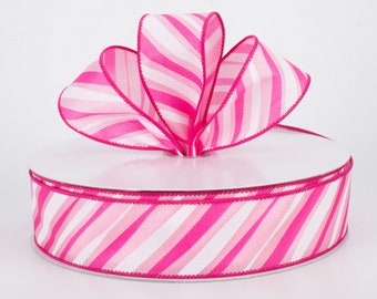 Wired Ribbon - Spring Ribbon - Easter Ribbon -  Basket Ribbon- Floral Ribbon