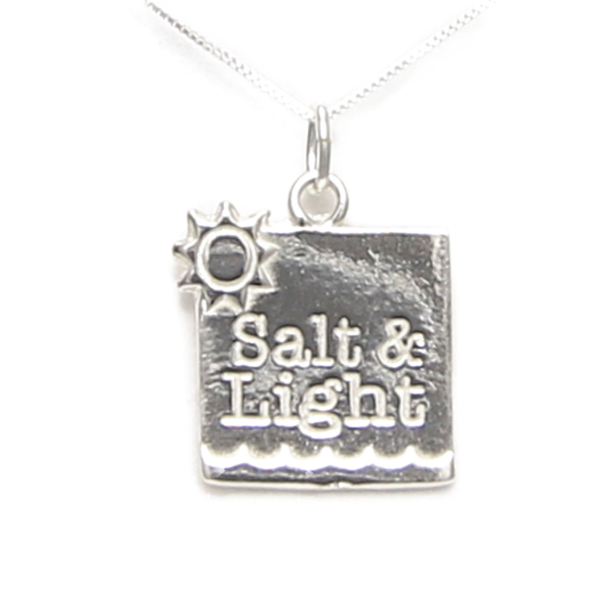 Salt and Light Necklace Be the Salt of the Earth and Light Etsy