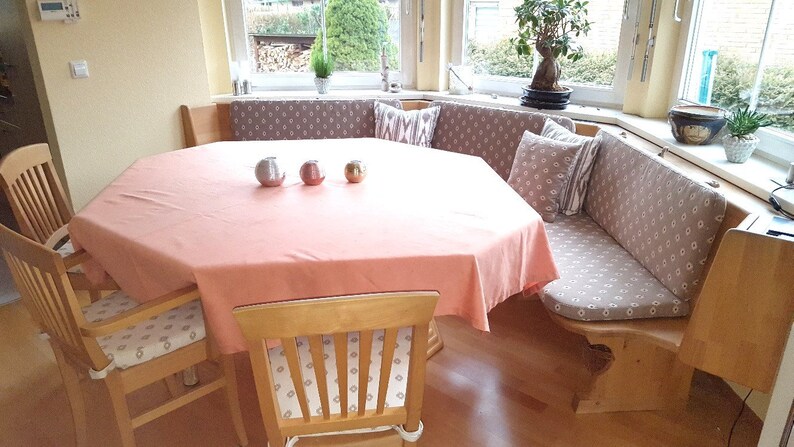 Bespoke Corner Bench Seat Cushions Made To Measure Etsy