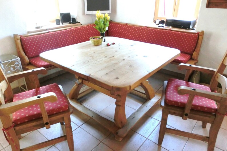 Bespoke Corner Bench Seat Cushions Made To Measure Etsy