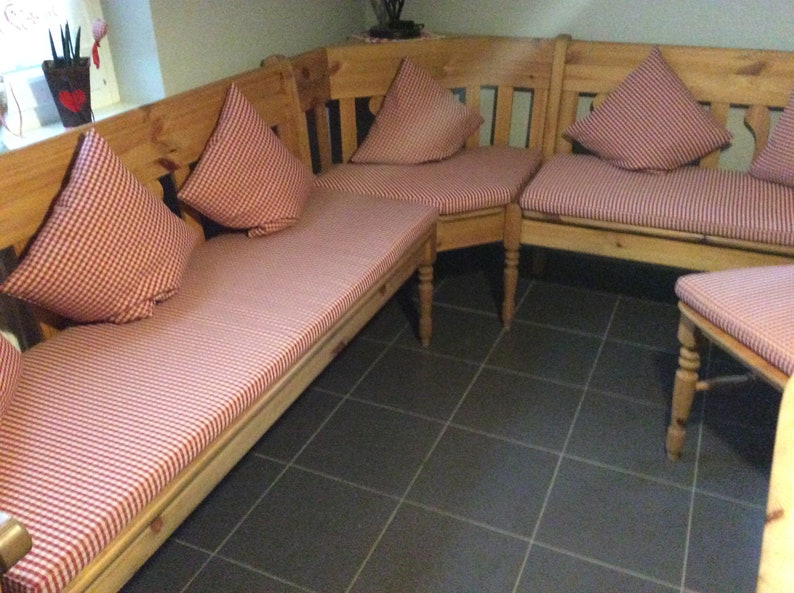 Costumized Corner Bench Cushions Etsy
