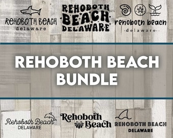 Rehoboth Beach SVG Bundle: Delaware Destination Designs (Digital Download)