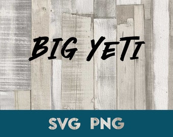 Big Yeti svg, Kansas City, Football, PNG