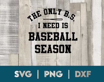 Funny Baseball Season SVG: Humor Quote, PNG, DXF
