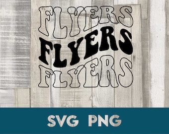 Philadelphia Flyers SVG: Diseño retro de hockey (descarga digital)