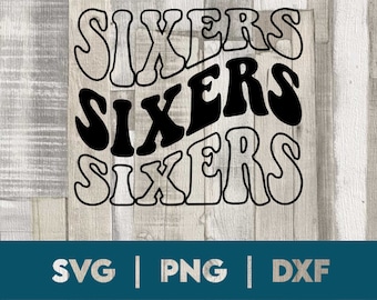 Sixers, Basketball, Philly Basketball, SVG, Philadelphia 76ers WAVE, Cricut, PNG, Iron On, Decal, Design