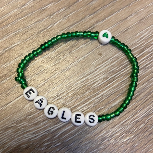 Philadelphia Football Friendship Bracelet Kelly Green