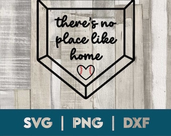 Baseball Home Plate SVG: Funny Pun Cricut Cut File (Digital Download)