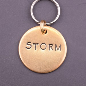 Dog Tag, Custom Dog Tags for Dogs, Personalized Dog Name Tags, Hand Stamped Dog Tag for Dog, Large Cat Id Tag, Classic Id Tags for Dogs