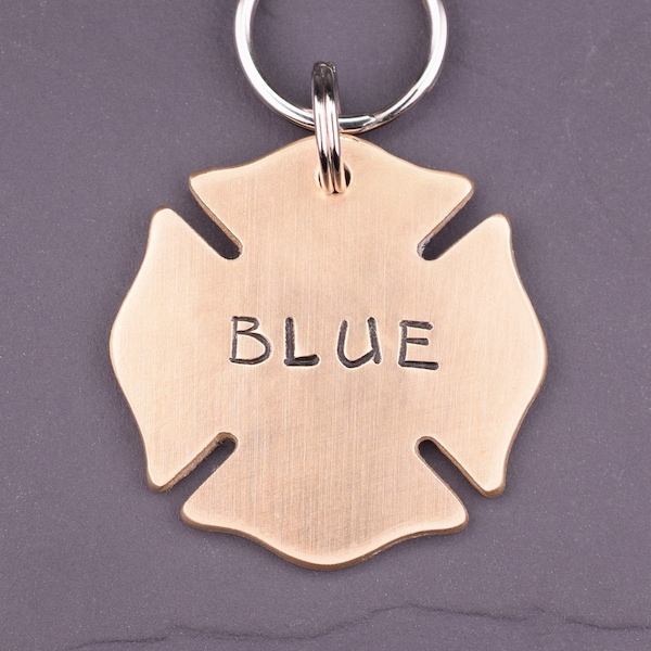 Firefighter Dog Tag Etsy