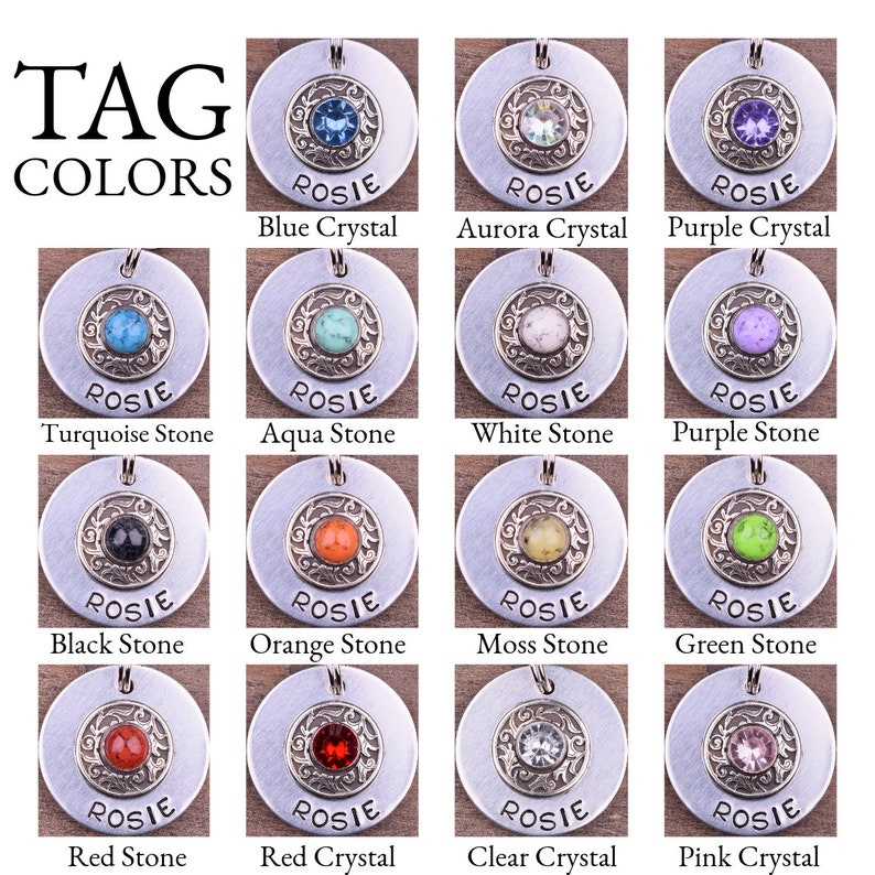 Unique Pet Id Tag, Western Dog Tags for Dogs, Elven Fairy Cat Id Tag