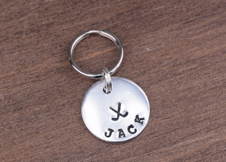 Small Custom Hockey Sticks Dog Name Tags for Dogs Canada Cat Etsy