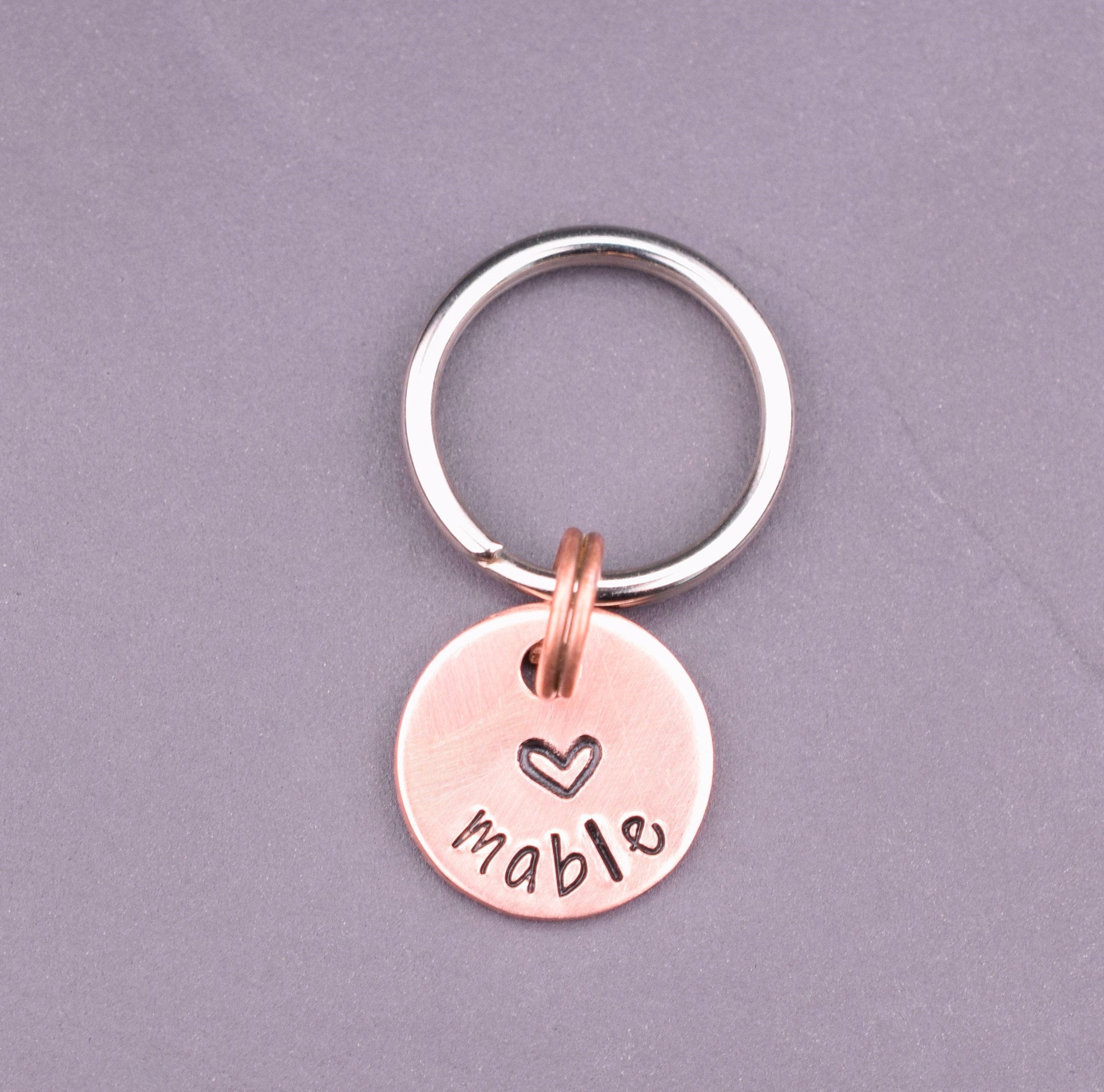 Tiny Cute Dog Tag Personalized With a Heart and Your Dog's Etsy Canada