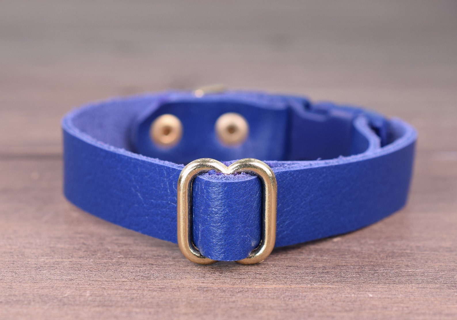 Soft Leather Cat Collar Soft Blue Cat Collar Safety Cat Etsy