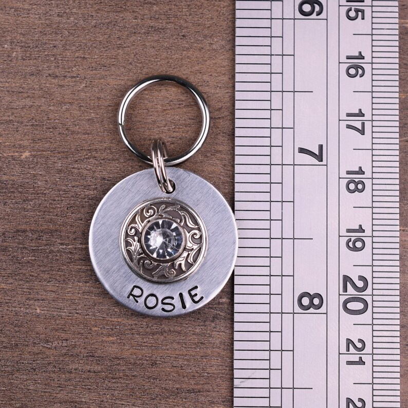 Unique Pet Id Tag, Western Dog Tags for Dogs, Elven Fairy Cat Id Tag