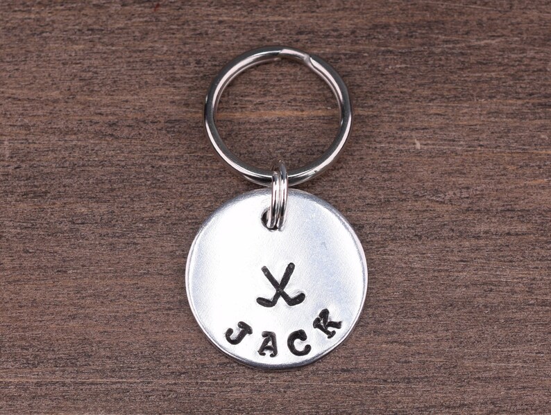 Small Custom Hockey Sticks Dog Name Tags for Dogs Canada Cat Etsy
