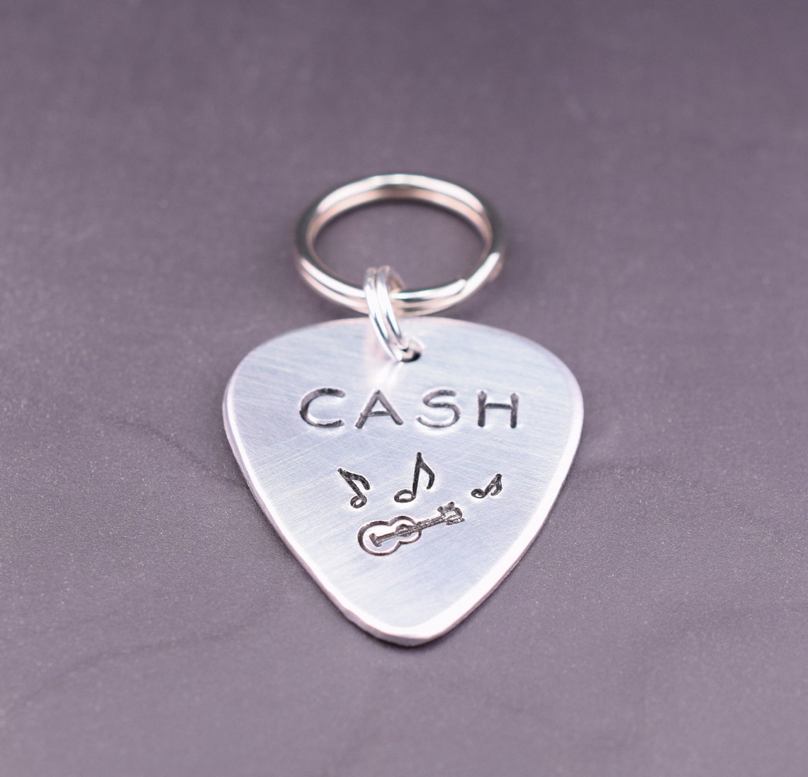 Guitar Pick Dog Tag Music Dog Tag Custom Guitar Pick Dog Etsy